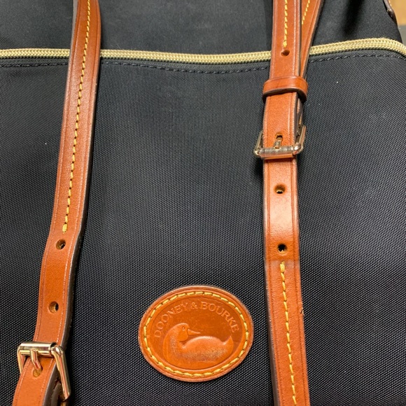 Dooney & Bourke Black Canvas Crossbody Bag - Picture 14 of 14